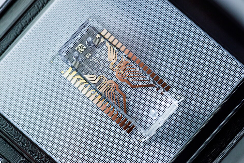Diagnostic lab-on-chip device for assay development planning