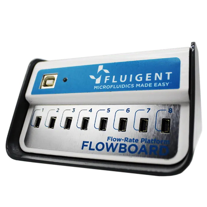 Microfluidic flow sensor hub